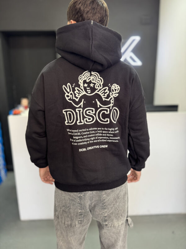 Buzo Disco Lobo Oversize Crudo