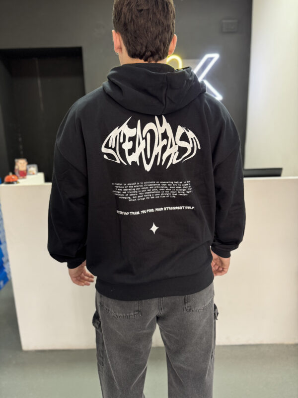 BUZO SELF NEGRO 42900 Buzo Hoodie "SELF" - Steadfast