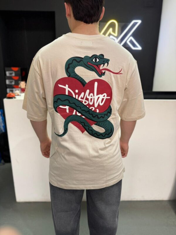 Remera Oversize "DISCOLOVE" - Snake Heart
