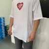 Remera Oversize "DISCOLOVE" - Snake Heart