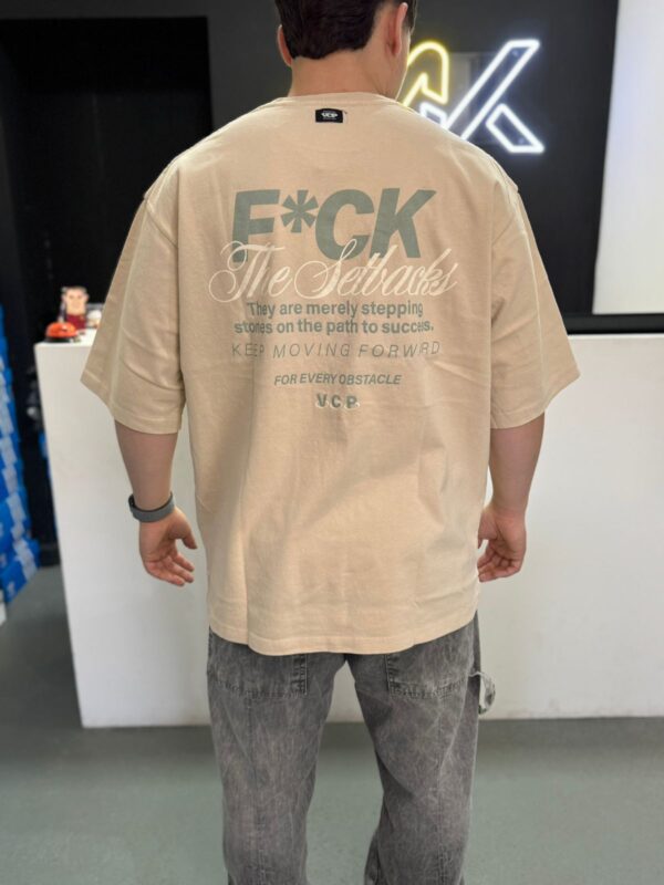 Remera Oversize "F*CK The Setbacks"