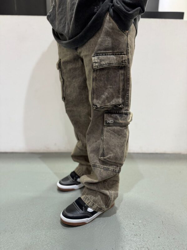 Pantalón Cargo PRAGA (Acid Wash)
