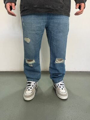 Pantalón Jean TEXAS (Distressed Loose Fit)