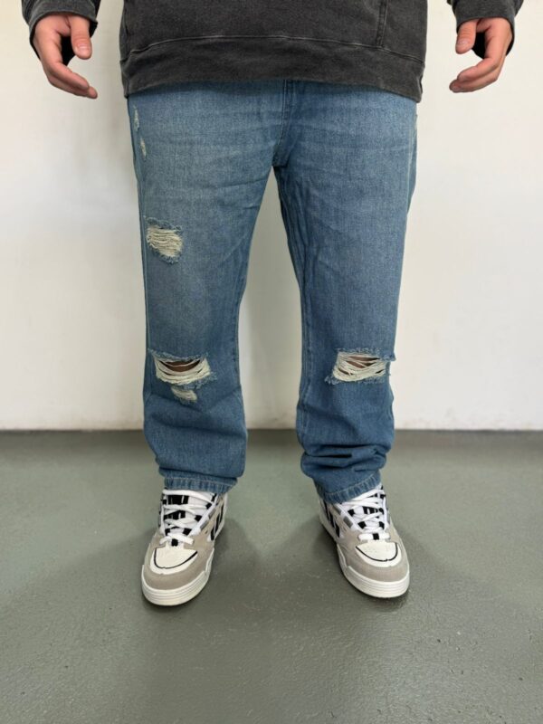 Pantalón Jean TEXAS (Distressed Loose Fit)