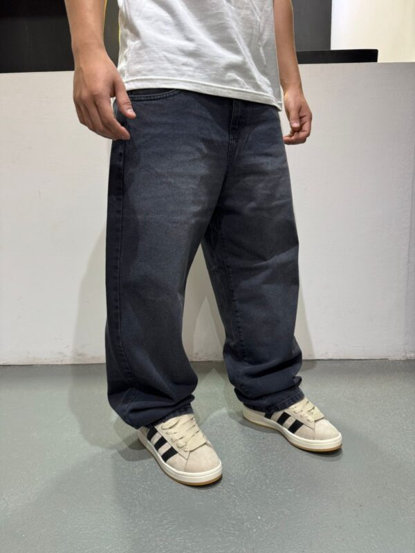 Pantalón Jean Oversize "OCEAN" (Black Denim)